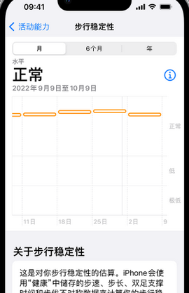 富县iPhone手机维修如何在iPhone开启'步行稳定性通知'