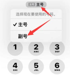 富县苹果14维修店分享iPhone 14 Pro Max使用副卡打电话的方法 