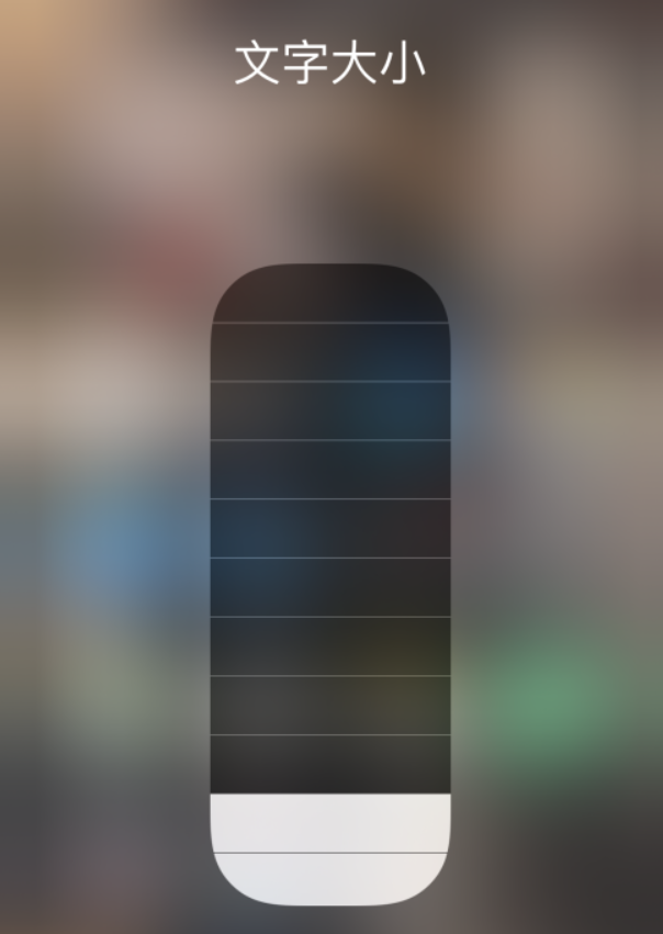 富县苹果手机维修分享小技巧：在 iPhone 控制中心快速调节字体大小 